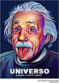 Albert Einstein for Superinteressante by Evgeny Parfenov