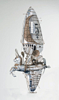 来自荷兰艺术家 Jeroen van Kesteren 的蒸汽朋克飞艇纸模作品，这个系列名为“Orphanage for Lost Adventures”。利用硬纸板和铝箔制作，每个作品大约40-50公分高，需耗时一个月。（invorm.com）我们还曾介绍过墨尔本艺术家 Daniel Agdag 的蒸汽朋克机械纸模作品（ ​​​​...展开全文c