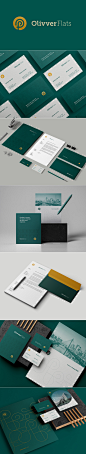 [米田/主动设计整理]Branding: OLivver Flats Branding by John Dias