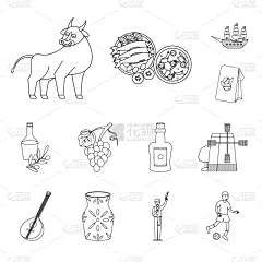 分离着色,国际著名景点,一个物体,符号,传统,国内著名景点,咖啡,风,食品,旅游