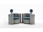 Fabric armchair with armrests HUG | Fabric armchair - Marac