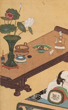 【古代人物画里的古典家具器皿日用品】 - 小红书
