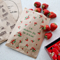 【日本制】 ZAKKA 无漂白本色食品包装纸袋 面包袋 草莓多款 现货的图片
