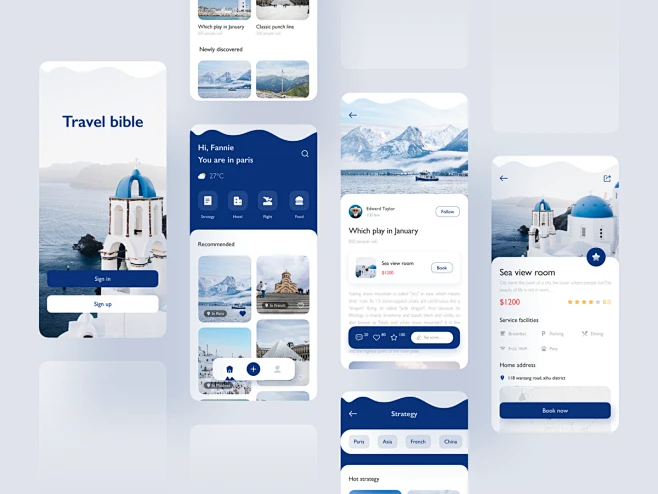 Travel app app blue design icon mobile mobile design mobile ui travel ...