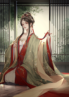 重迭的山采集到动漫女