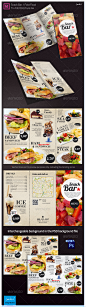 Tri-fold Brochure: Snack Bar Menu | GraphicRiver