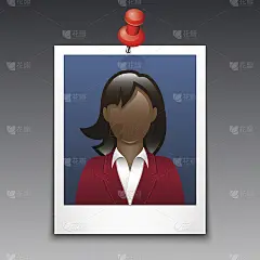 相框与黑人妇女在商务套装
