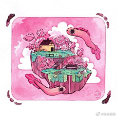 猫粒2010采集到比利时插画师Ellievsbear埃里夫斯贝尔