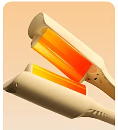 跨境蛋卷头卷发棒32mm水波纹深V卷蛋糕卷卷发神器羊毛大卷负离子