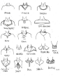 Collar and Shirt Neckline Examples by deideiblueeyez