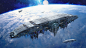 High Orbit Station SA - 119 "DEMETER", Mack Sztaba : The H.O.S. contain a mix of industrial, commercial, military and civilian populations. The top section contain’s the industrial, commercial and military aspect’s while in the bottom section (u
