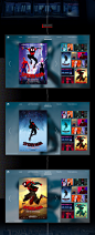 Spider-Man: Into the Spider-Verse - UX/UI Concept : Spider-man: Into the Spiderverse - UX/UI Web Design Concept