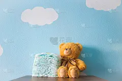 玩具,个人随身用品,天空,美,水平画幅,干的,干净,熊,充满的,想法