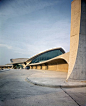 肯尼迪机场TWA候机厅（航空中心）by Eero Saarinen | 灵感日报