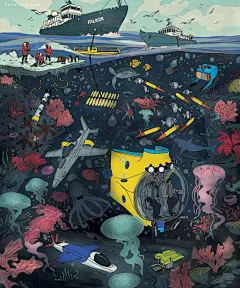 Michael Byers 潮流插画欣赏 青春 矢量插画 潮流 涂鸦 手绘 商业插画 T恤设计 
