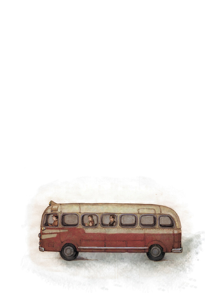 bus来了，快上车吧~-空心糖