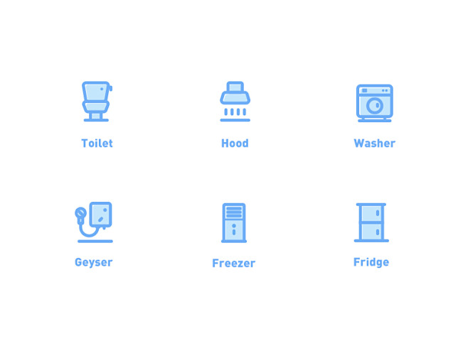Home appliances icon