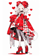 服设·小魔术师红黑格纹