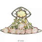 珠宝匠的照片 - 微相册法国新艺术珠宝大师 Rene Lalique 植物珠宝设计作品，色彩清新淡雅。
