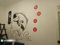 墙绘，成都墙绘，中艺墙绘，火锅店墙绘