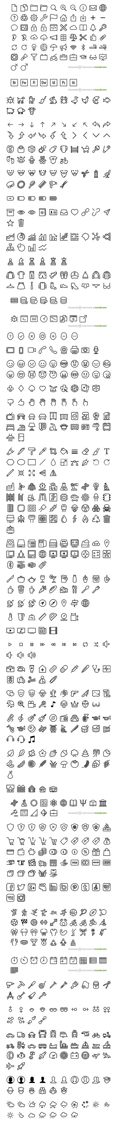 700+ iOS 7 Icons - P...