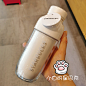 星巴克杯子2020情人节杯子414ml象牙白塑料冷水瓶便携随行杯水杯-淘宝网