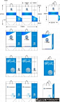 矢量手提袋盗版图 手提袋平面图 手提袋包装平面图 手提袋设计展开图CDR包装设计展开图