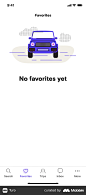 Turo Favorites screen