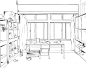室内场景线稿图 - 优动漫 动漫创作支援平台