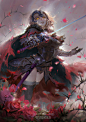 Fate/Grand Order 贞德[Fate] 同人图 插画 壁纸 | 黑貞德 | 半次元-第一中文COS绘画小说社区