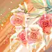 【PSD分层素材可下载】唯美插画 花朵插画 手绘插画 梦幻花朵 治愈插画 手绘 花卉 梦幻 玫瑰花 百合花