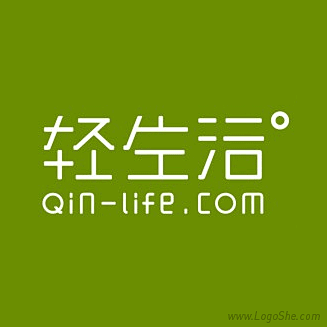 轻生活字体Logo设计