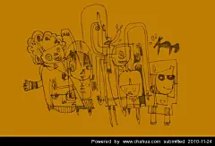 super牙膏的插画画廊展厅