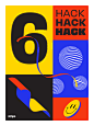 Hackathon #6 Poster Collection : A series of posters created for the #6 Hackathon at Stripe. 