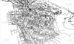 城市,轮廓,概念,时尚,建筑结构,金属丝,现代,建筑业,三维图形,剪影