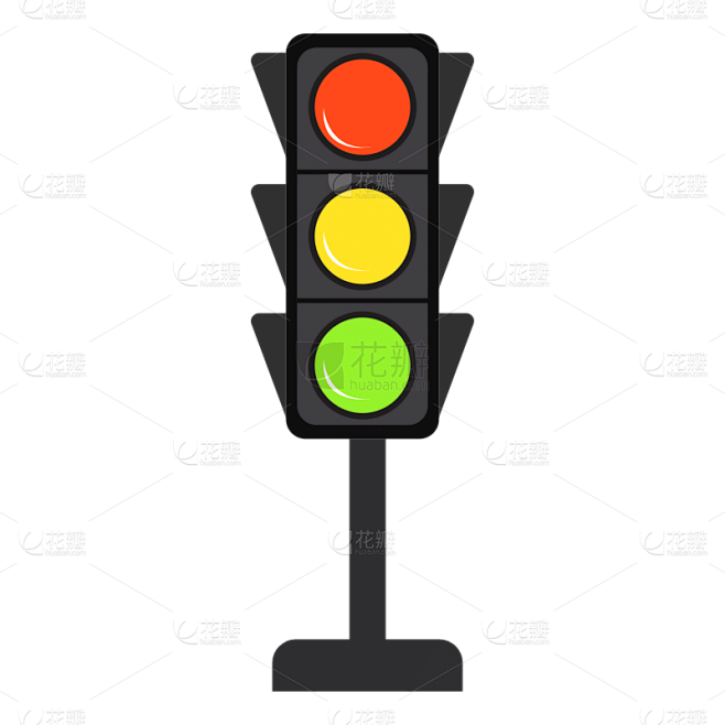 矢量-道路交通元素-红绿灯