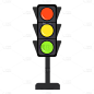矢量-道路交通元素-红绿灯