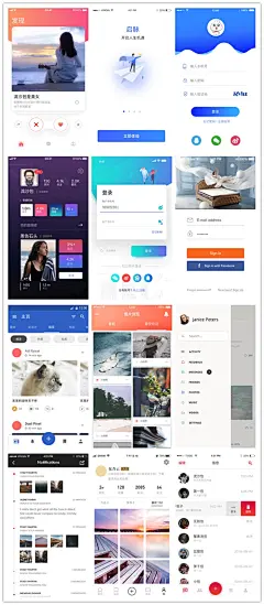 工具类APP首页设计-ui页面设计灵感分享参考 - 小红书-花瓣网