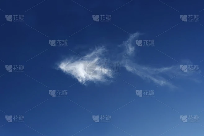 天空中战斗的鱼云纹理。