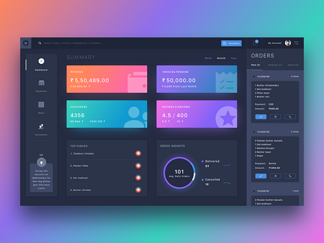 Dash standalone dark...