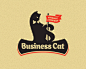 商务猫标志 - logo设计分享 - LOGO圈 #采集大赛#