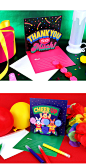 wiggle wiggle 韩国独家设计3D立体生日卡片卡通贺卡祝福卡片派对-淘宝网
