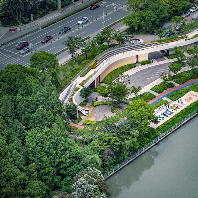 重构生活的岸线：金桥曹家沟滨河景观更新设计 / VIA维亚景观 – mooool木藕设计网图片_B景观——滨水景观图片素材-花瓣网