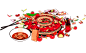 火锅插画
