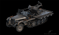 sdkfz 10 half-track Transporter & 2cm FLAK 30 GUN with Trailer, Antonis (rOEN911) Karidis : Another variant finished....sdkfz 10 half-track Transporter & 2cm FLAK 30 GUN with Trailer for upcoming commission work ! Hope you like it