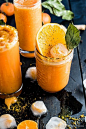 This delicious Orange Ginger Turmeric Smoothie is the perfect winter pick-me-up. It's as tasty as it is healthy.