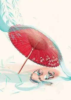 清风舞明月，幽梦落花间。一梦醒来，恍如隔世，两眉间，相思尽染。@北坤人素材