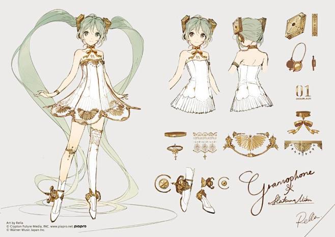 初音未来 留声机人设