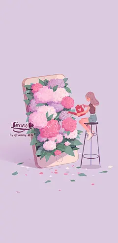 Senny-森妮原创作品—浇花