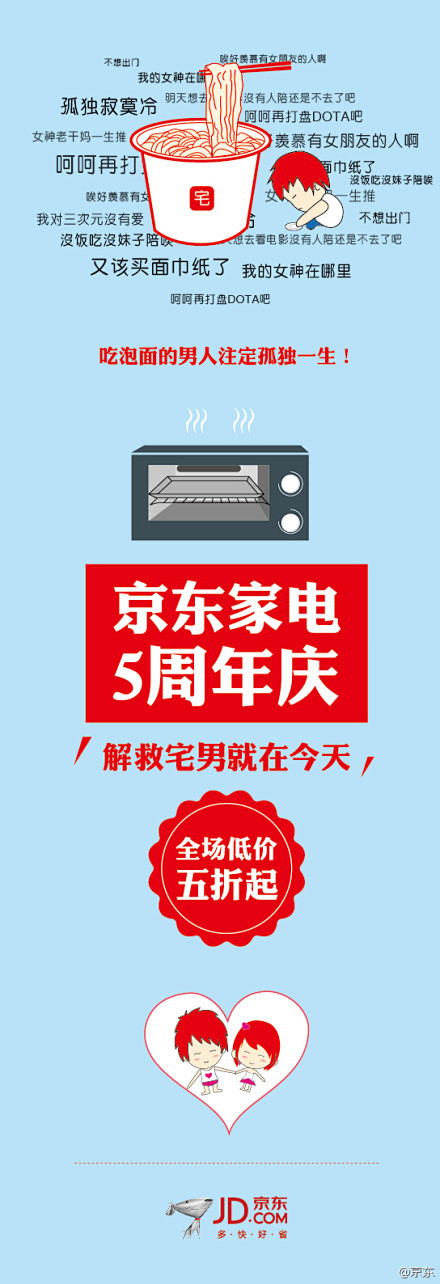 迷你天王：京东的文案策划真是越来越逗比了...